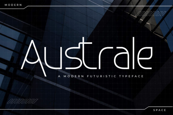 Australe Display Font for Minimalist Branding & Craft Projects