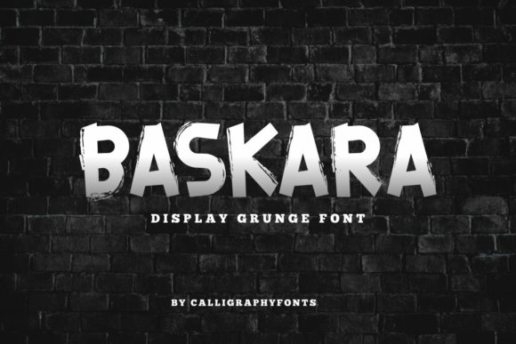 Baskara Font: Bold Display Typeface for Small Business Branding