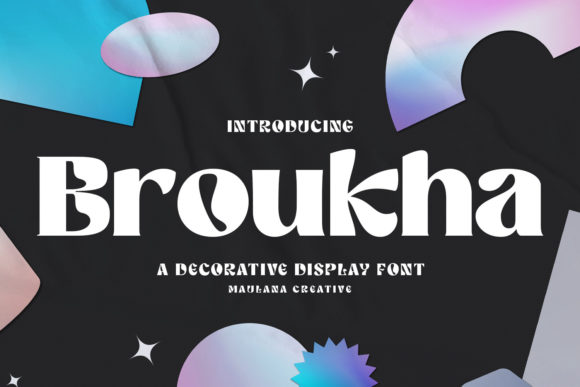 Broukha Display Font for Bold Digital Branding