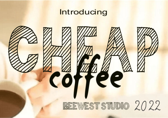 Cheap Coffee Font for Bold, Retro-Inspired Web Headlines