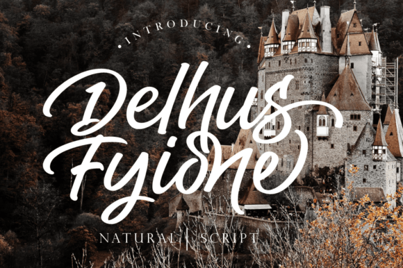 Delhus Fyione: A Bold Natural Display Font for Makers