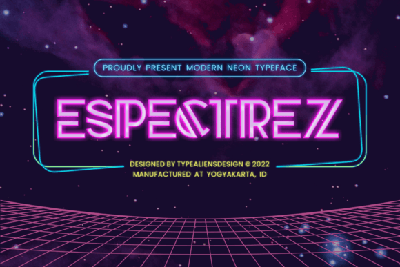 Espectrez: A Neon-Inspired Display Font for Scroll-Stopping Marketing