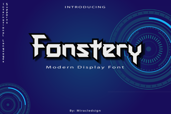 Fonstery: A Futuristic Display Font for Modern Digital Brands