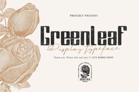 Greenleaf: A Standout Display Font for Designers