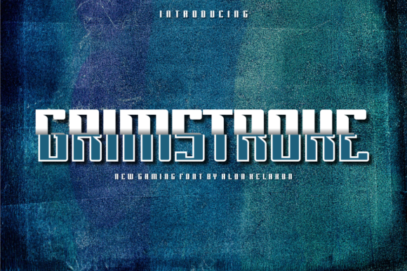 Grimstroke Display Font for Bold Editorial Identity