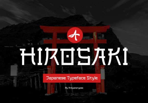 Hirosaki Font: A Japanese Style Display Font for Makers