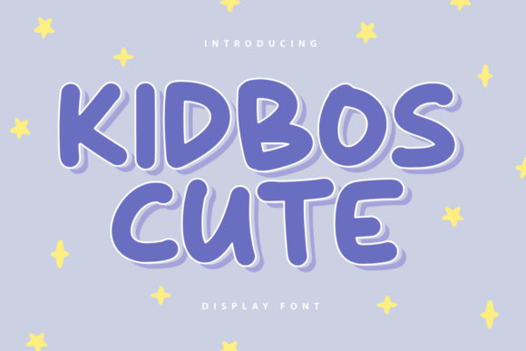 Kidbos Cute Font for Bold, Friendly Campaign Visuals