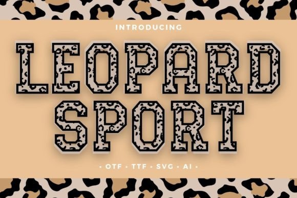 Leopard Sport Display Font for Bold Branding