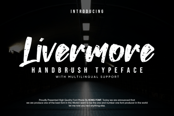 Livermore Display Font for Modern Brand Identity