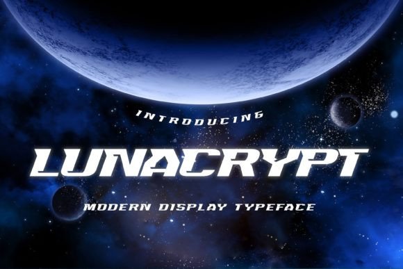 Lunacrypt: A Natural-Feeling Display Font for Editorial Warmth