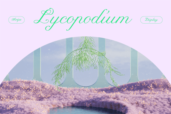 Lycopodium: A Display Script Font for Elegant Branding