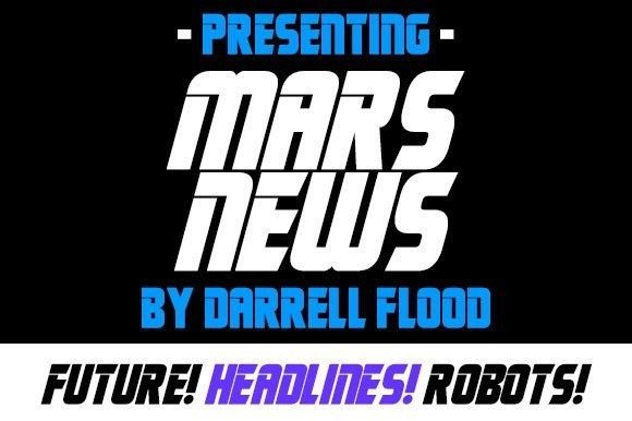 Mars News: A Futuristic Display Font for Bold Brand Moments