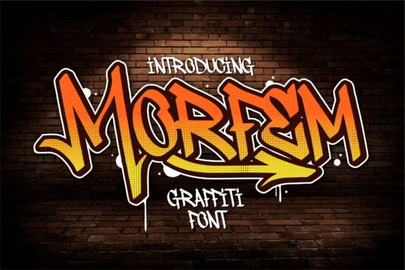 Morfem Graffiti Display Font for Bold Campaign Visuals