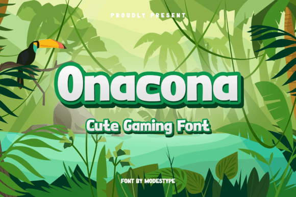 Onacona: Cute Gaming Font for Scroll-Stopping Kids’ Content