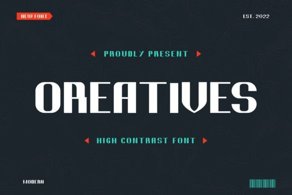 Oreatives Display Font for Handmade Creators