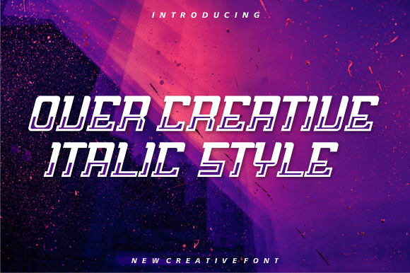 Over Creative: A Bold Display Font That Elevates Real Branding
