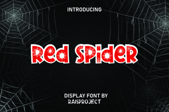 Red Spider Display Font for Bold Branding
