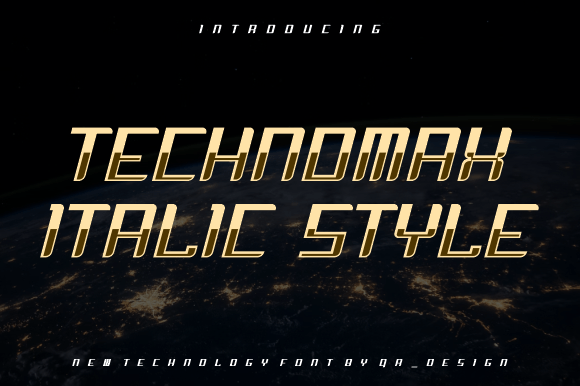 Technomax: A Bold Display Font for Campaign-Ready Branding