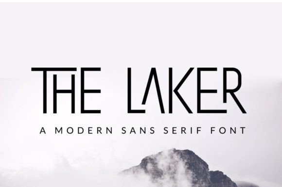 The Laker Display Font for Modern Web Design