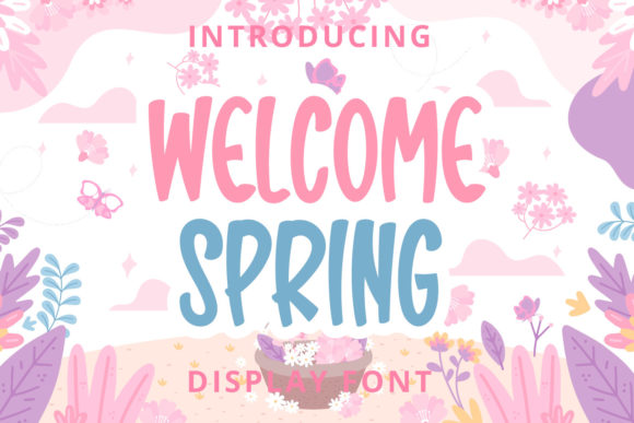 Welcome Spring Font for Scroll-Stopping Visuals